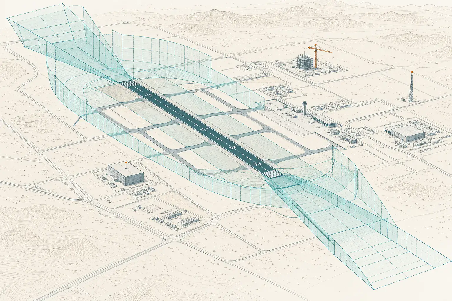 Illustration: eTOD and obstacle surveys