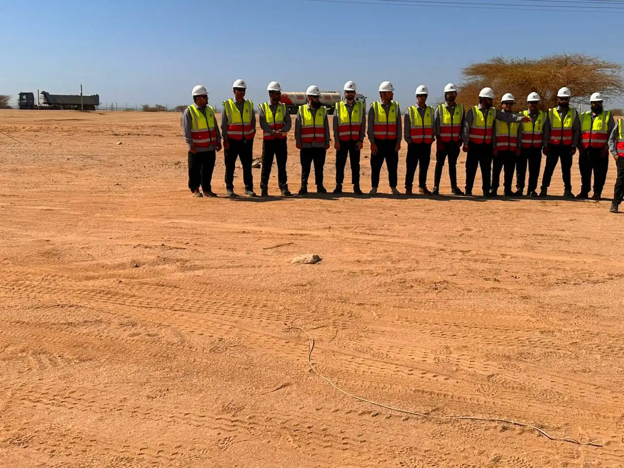 YAZ surveying team on site at NEOM
